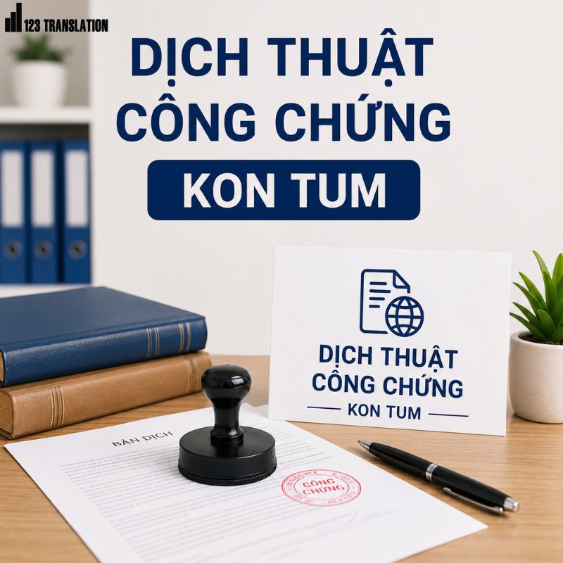 Dịch thuật công chứng Kon Tum