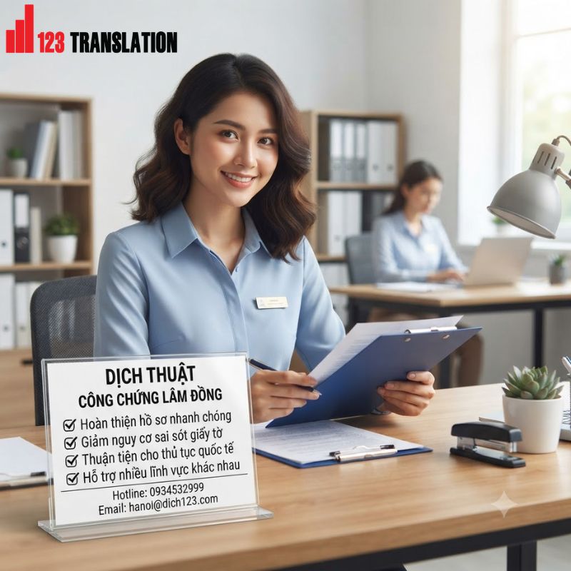 Dịch thuật công chứng Lâm Đồng