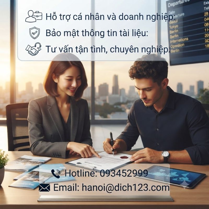 Dịch thuật công chứng Tây Ninh – Đồng hành cùng thủ tục quốc tế
