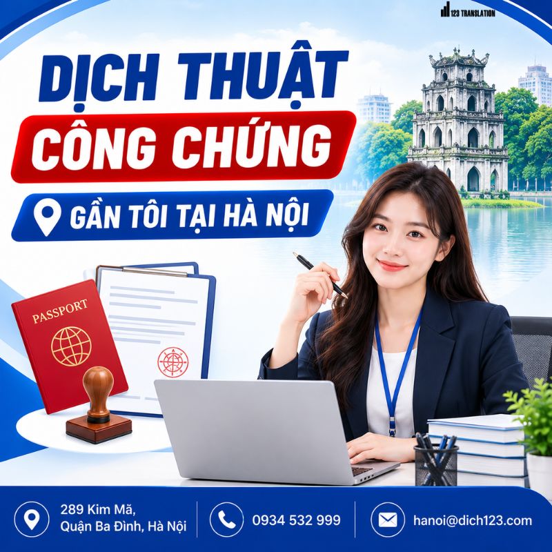 Dịch thuật công chứng gần tôi tại Hà Nội 2026