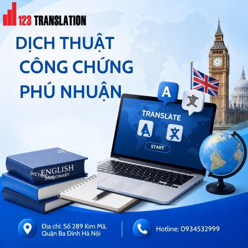 Dịch thuật công chứng Phú Nhuận 2026