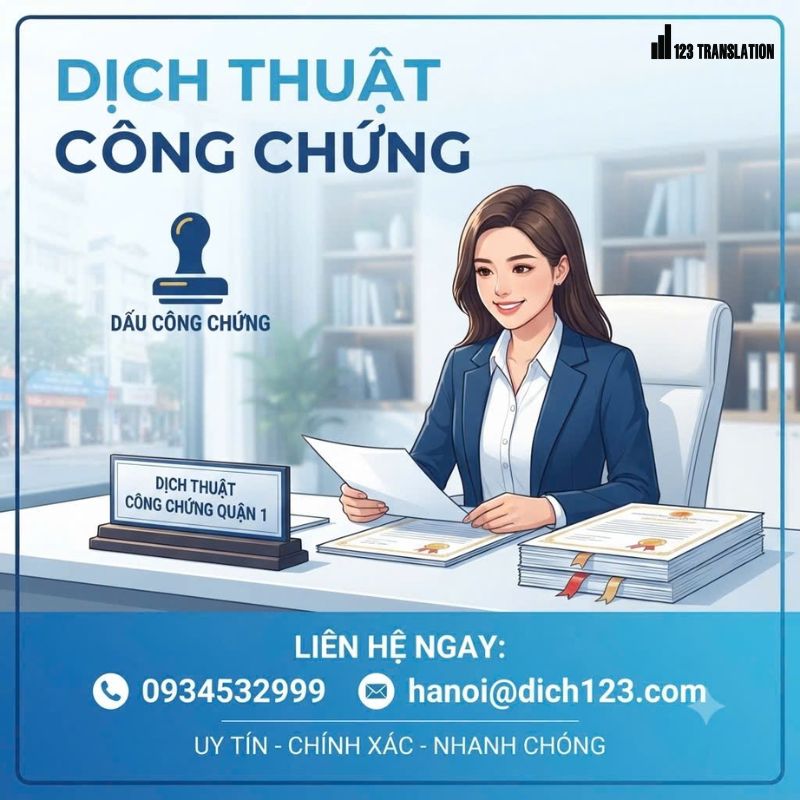 Dịch thuật công chứng Quận 1