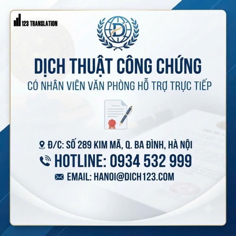Dịch thuật công chứng Quận 9