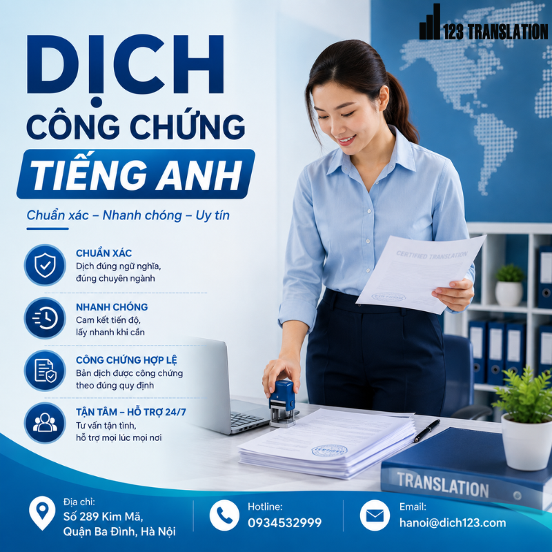 Dịch công chứng tiếng Anh
