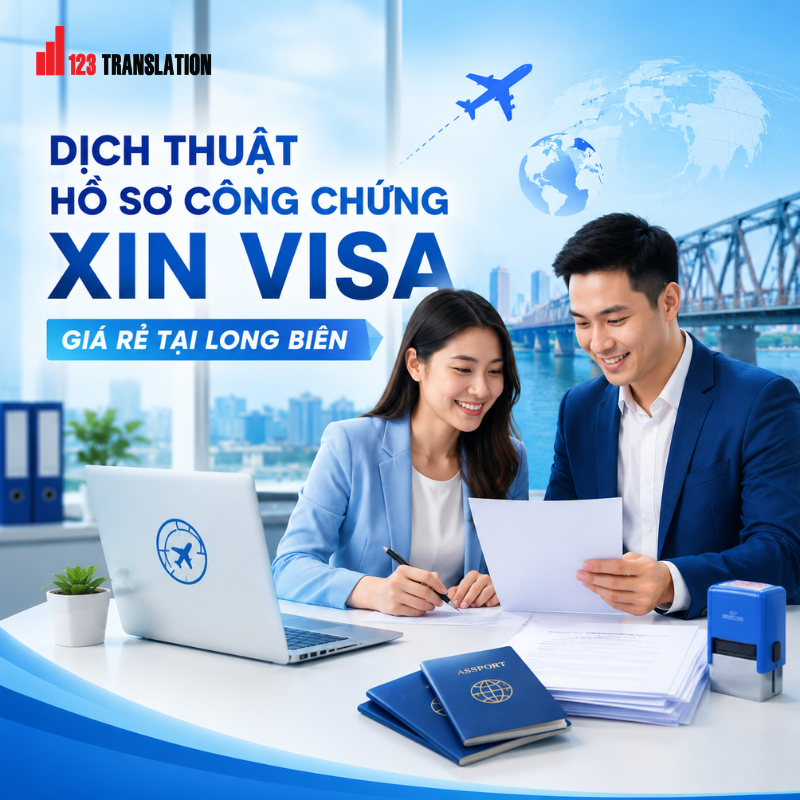 Chi phí dịch thuật hồ sơ xin visa giá rẻ