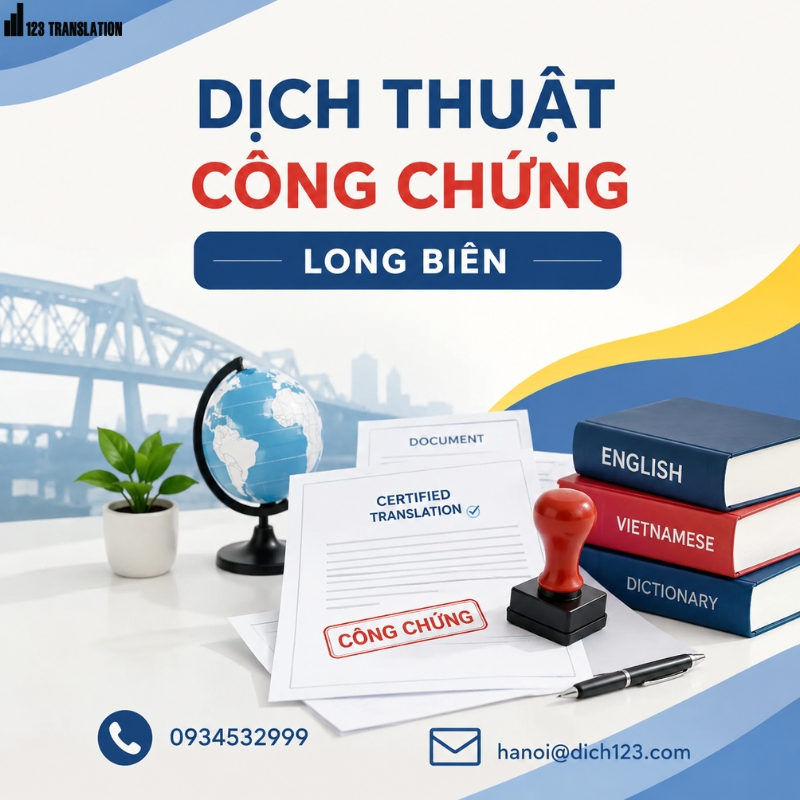 Dịch thuật công chứng Long Biên 
