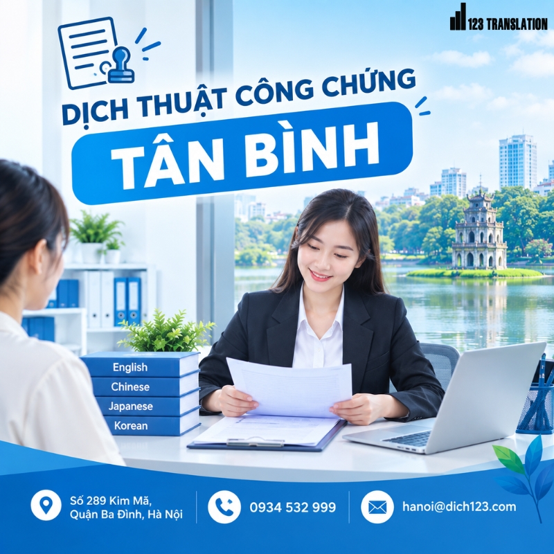 Dịch thuật công chứng Tân Bình