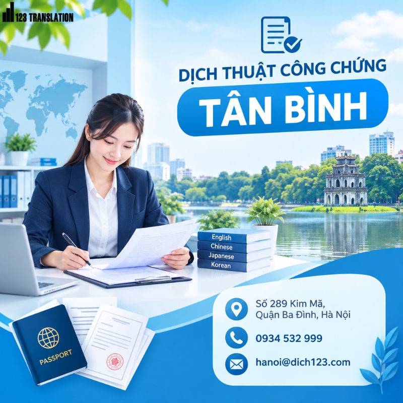Dịch thuật công chứng Tân Bình